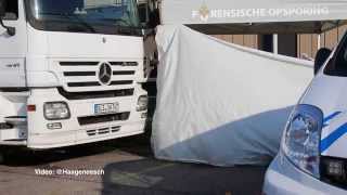preview picture of video '16-07-2014: Man overleden na val uit vrachtwagen - Flora Holland, Honselersdijk'
