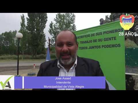 Acto Monumento a los Pioneros de Vista Alegre Entrevista Sr. Intendente José Asaad