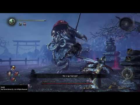 Nioh : VS The Giant Toad (Easy Kill)