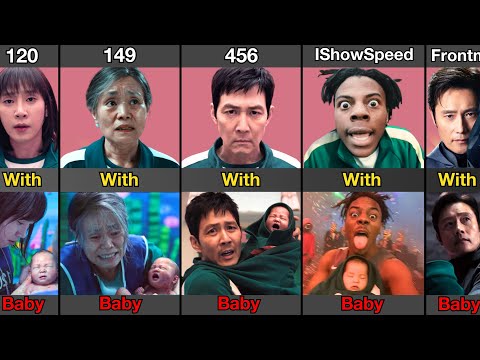 Squid Game Season 3 Player & Famous People With Baby