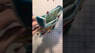 Tutorial  , How I line My Finished Plaid /Bucilla Felt Stockings