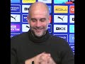 Pep Guardiola's reaction when replaced with Erik Ten Hag as the new coach