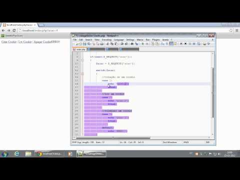 034 Como remover Cookies Exemplo prático de criação leitura e eliminação de cookies