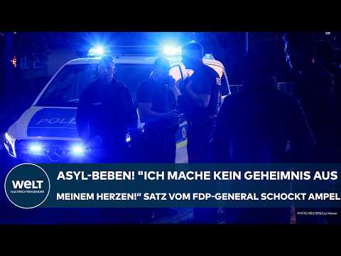 Video Thumbnail: ASYL: "Da sehe ich ganz klar Schnittmengen mit der Union!" FDP-General löst mit Satz Ampel-Beben aus