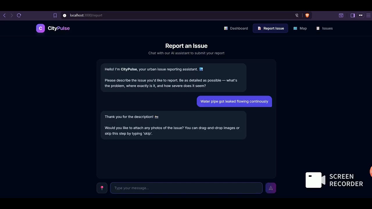 Nova Hackathon Devpost _CityPulse project