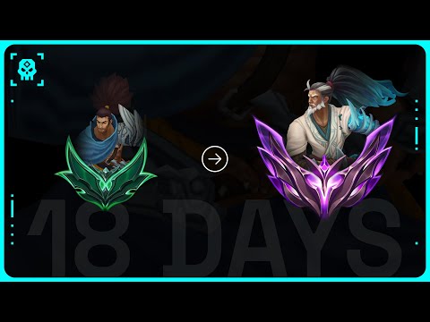 How to get Master as Yasuo ? | Emerald 1 to Master in 18 Days | TEO
