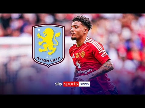Aston Villa in talks with Manchester United over Jadon Sancho signing | Deadline Day
