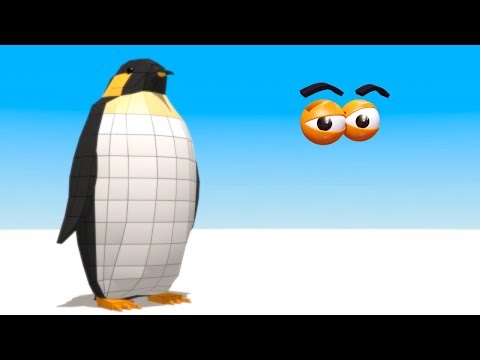 CUBE BUILDER for KIDS (HD) - Build a Penguin for Children - AApV