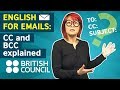 English for Emails: Cc and Bcc explained