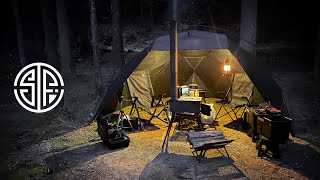 【キャンプ】#33 無骨黒キャンプギアで行くブラックキャンプ。10年以上の友人と行く贅沢な時間と最高の装備達