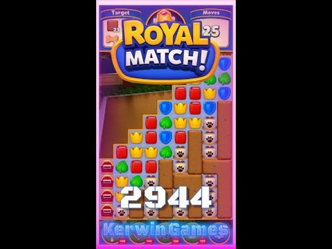 Royal Match Level 2944 - No Boosters Gameplay