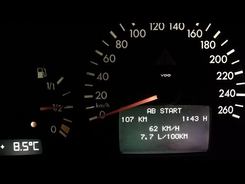 7,7 Liter Benzin auf 100km verbraucht der Mercedes Benz CLK 230 K W208 Bj 2001 2,2l Motor 200PS