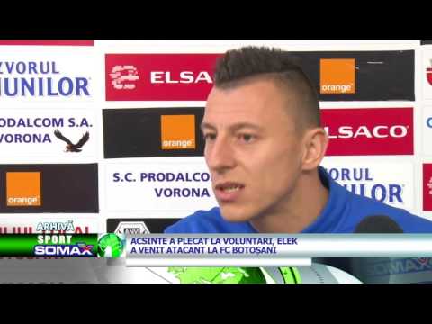 ACSINTE A PLECAT LA VOLUNTARI, ELEK A VENIT ATACANT LA FC BOTOSANI