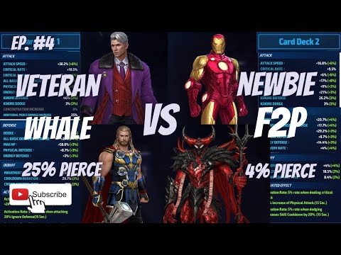 HERO (25%)TO ZERO #4 (4% PIERCE) - GBR T4 WARS - THOR IRONMAN  MAGNETO CARNAGE| Marvel Future Fight