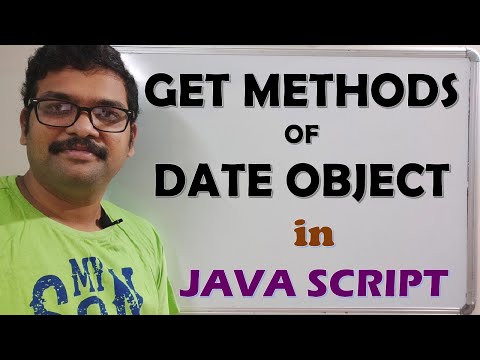 GET METHODS OF DATE OBJECT IN JAVA SCRIPT