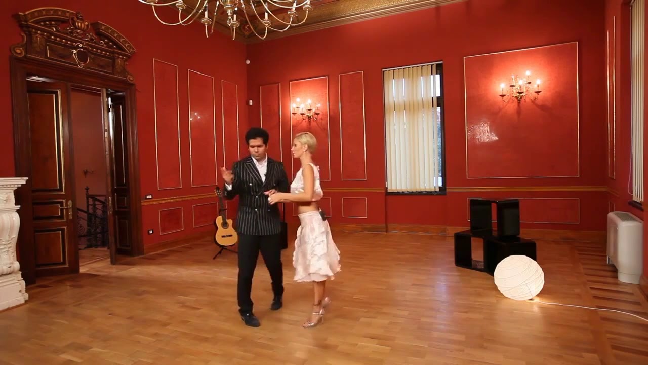Sebastian Arce & Mariana Montes Lesson 14. Ocho cortado, part 1. Tango