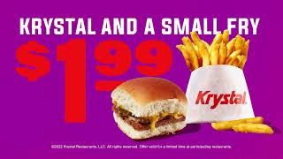  small fries for only $1.99 for a limited time