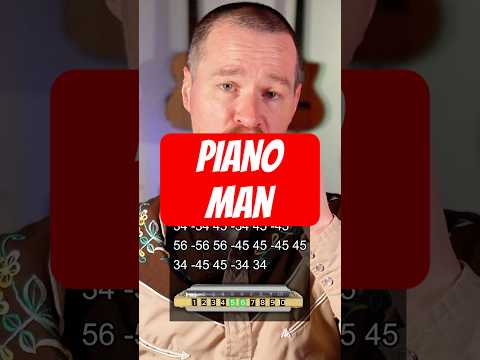 Piano Man Harmonica Tutorial #harmonica #tutorial