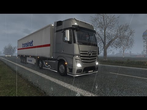ETS 2 - Mercedes Actros MP4 625 - Trip: Szczecin - Łódź
