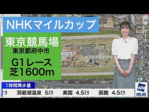 2021.05.09 お天気キャスター解説③ NHKマイルカップ 東京競馬場のピンポイント天気