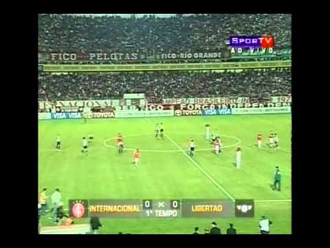 JOGO COMPLETO - INTERNACIONAL 2x0 Libertad - Semi-Final Libertadores 2006 - SPORTV