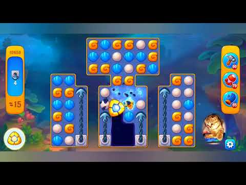 фишдом 2022 # 10658 уровень - прохождение без бустеров # Fishdom,  10658  level - no Boosters.