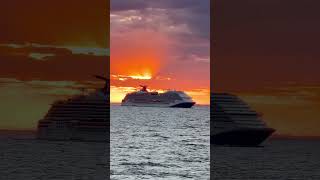 How much would you rate🤔❓this view 10/❓#ship #cruiseship  #viralshorts #sailingtwins
