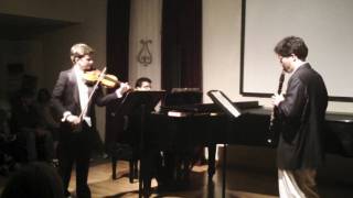 Khachaturian / Trio for Violin, Clarinet & Piano (I. Andante con dolore, con molto espressione)