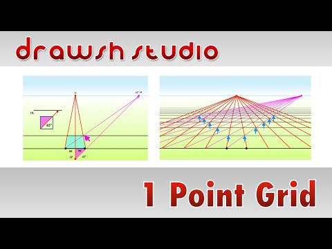 1 Point Perspective Grid