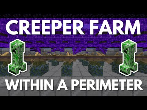 Fastest Gunpowder Farm Minecraft 1.21.10 - 150,000 Items per Hour - Best Creeper Farm in Perimeter