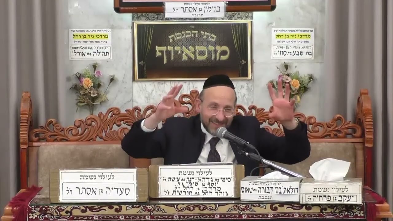 הרב אהרון בן אדיבה  •  משנכנס אדר מרבין בשמחה