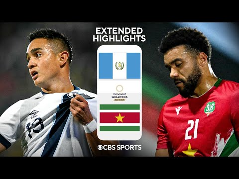 Guatemala vs. Suriname: Extended Highlights | CONCACAF World Cup Qualifiers | CBS Sports