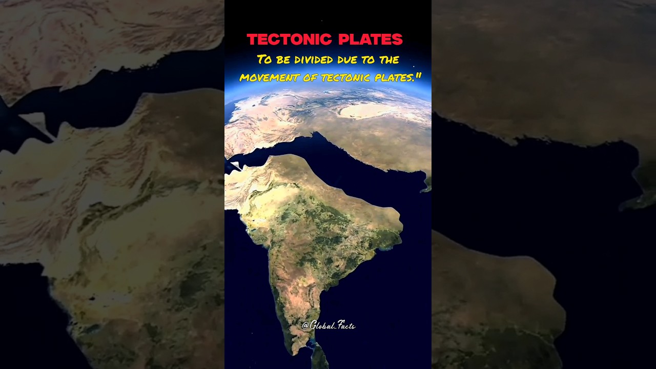 Tectonic plates movement #earth #scincefact #mounteverest #globalfacts