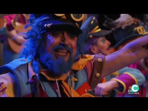 Comparsa Los colgaos. Final. Pasodoble Cinco años llevo tragándome.