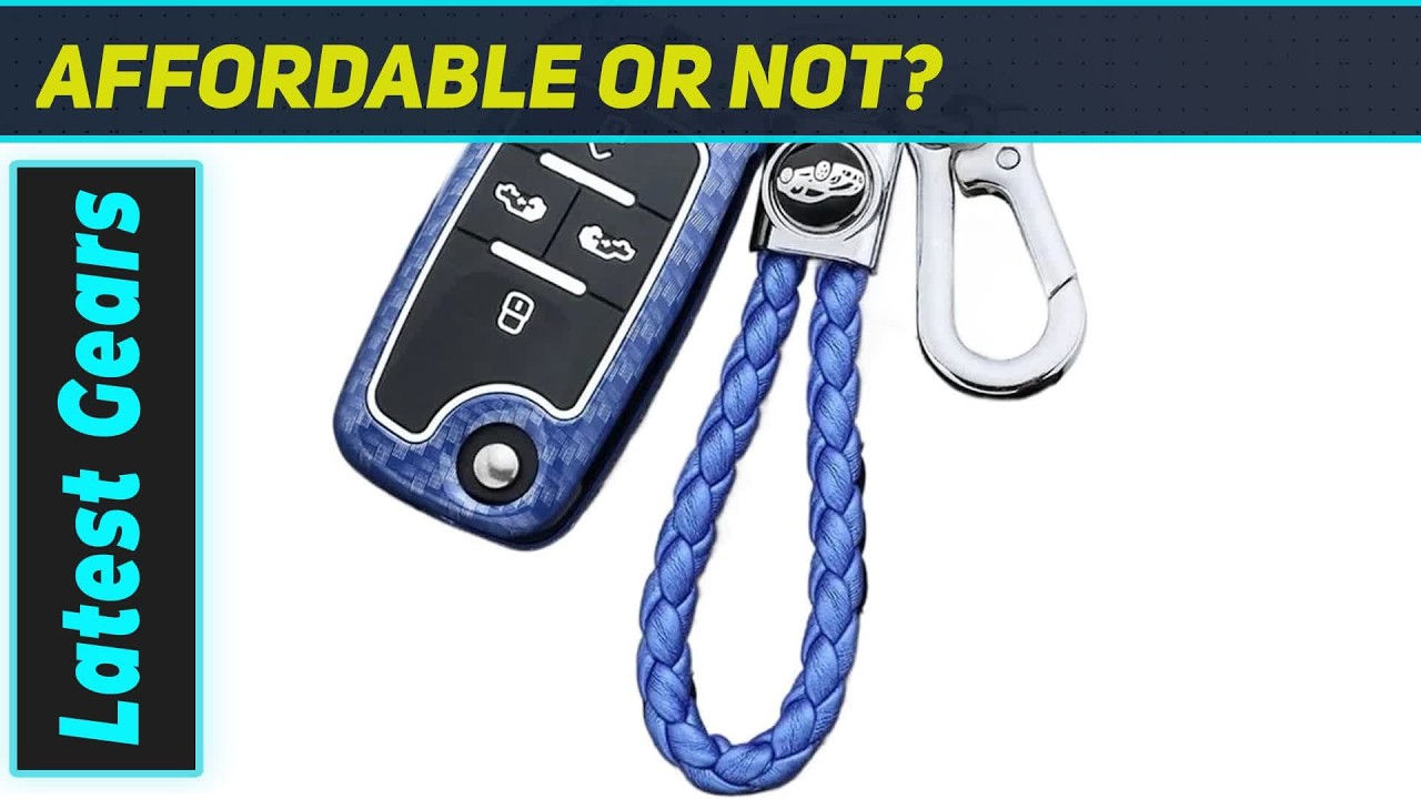 Amazing VW & Seat Key Fob Cover: Style 3 Blue Elevates Your Keychain!