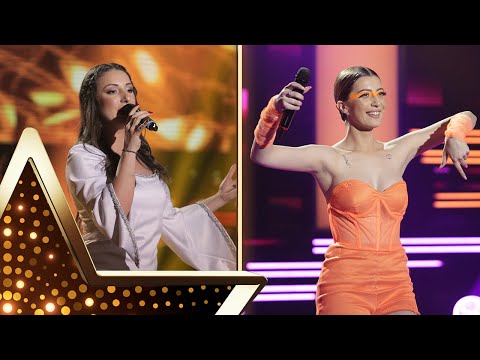Nevena Markovic i Anastasia Okolisan - Splet pesama - (live) - ZG - 22/23 - 18.03.2023. EM 20