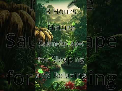 8 HRS Tropical Ambience - Exotic Birds Chirping in Tropical Forest - Nature Soundscape Relax