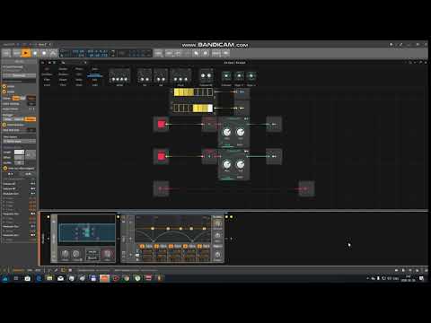 Bitwig fxGrid morphing between modulators