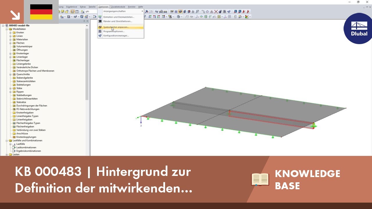 KB 000483 | Hintergrund zur Definition der mitwirkenden Plattenbreite von Plattenbalken