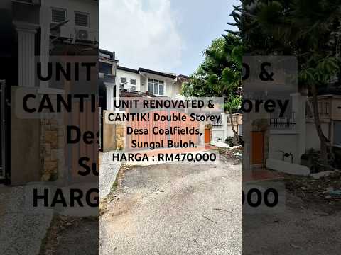 FREEHOLD Renovated Double Storey, Desa Coalfields Sungai Buloh. video