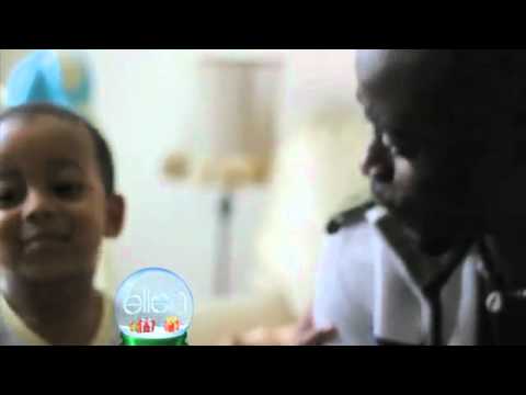 Amazing Rapping Baby on Ellen show - khaliyl iloyi rapping at 2 years old with Alim Kamara