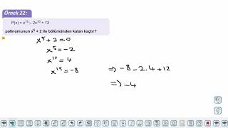 Eğitim Vadisi 10.Sınıf Matematik 14.Föy Polinomlar 3 Konu Anlatım Videoları