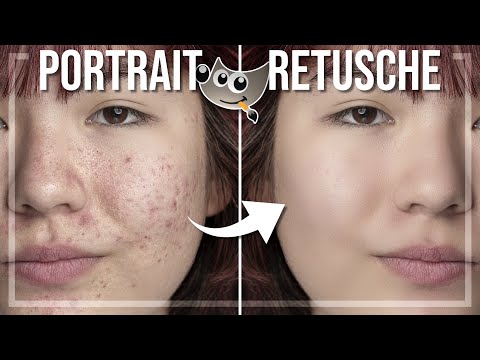 Portrait Retouching in GIMP 3.0: Smooth Skin, Remove Pimples & More! (German Tutorial)