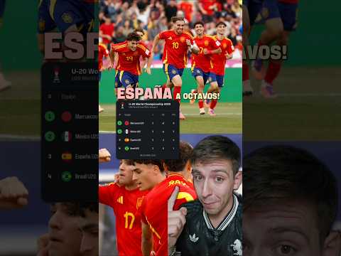 🇪🇸 España Sub-20 avanza a octavos tras un triunfo histórico ante Brasil | #fútbol #españa #mundial