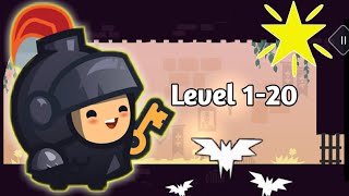 Tricky Castle 1-20 Bats and Stars Locations Level Walkthrough
