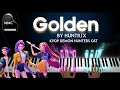 Golden By HUNTR X KPOP Demon Hunters OST Piano Cover Sheet Music Lyrics
