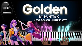 Download lagu Golden by HUNTR/X (KPOP Demon Hunters OST) piano cover   sheet music   lyrics mp3