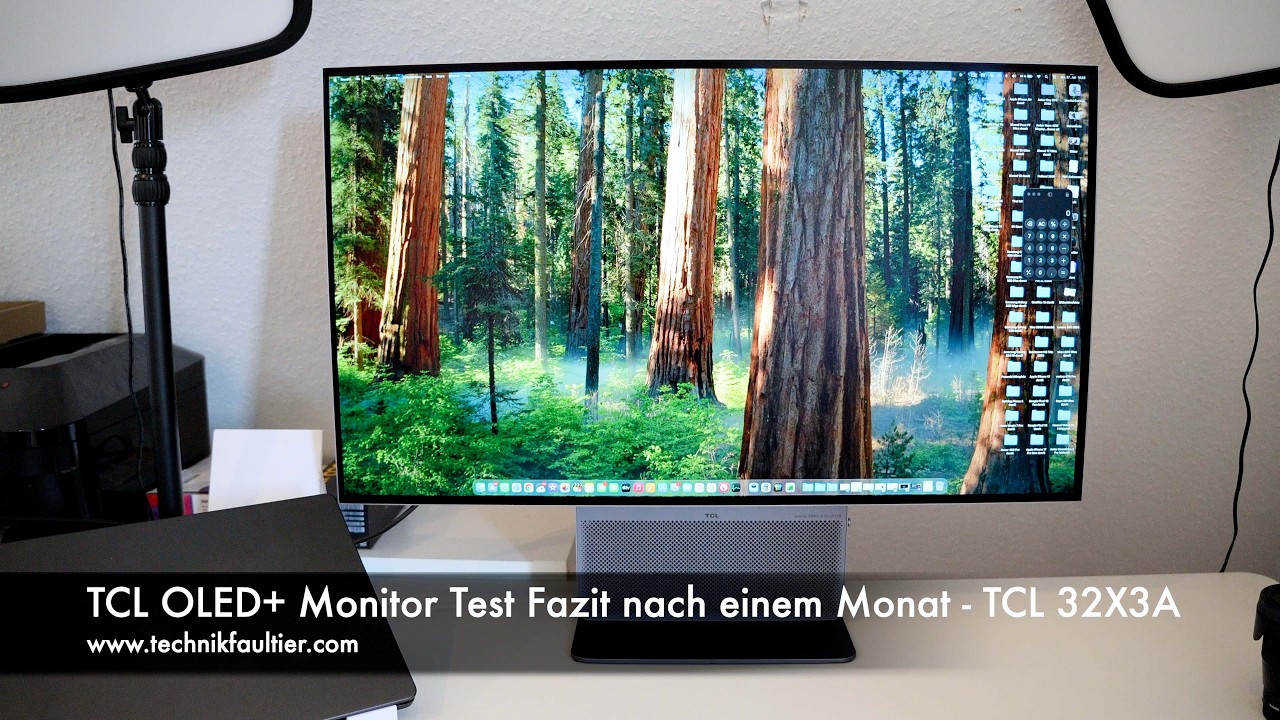 TCL OLED+ Monitor Test Fazit nach einem Monat - TCL 32X3A