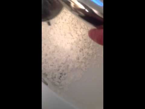 Packing peanut experiment