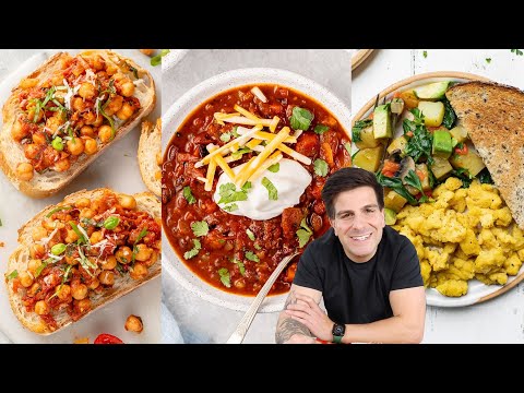 high protein vegan meals (soy-free options)